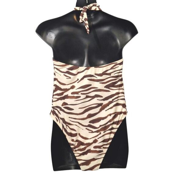 Cupshe Zebra Print Plus Size 2X Swimsuit New - Picture 2 of 7